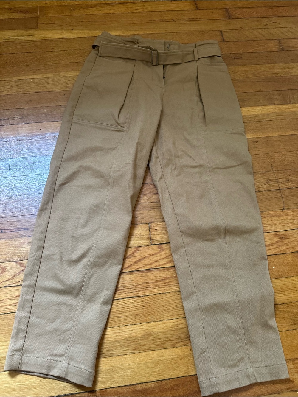 Banana Republic High-Rise Trousers in Khaki